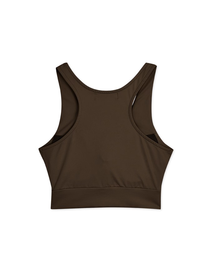 【Air 2.0】Cooling Hollowed Back Tank Bra Top ( With Padding)