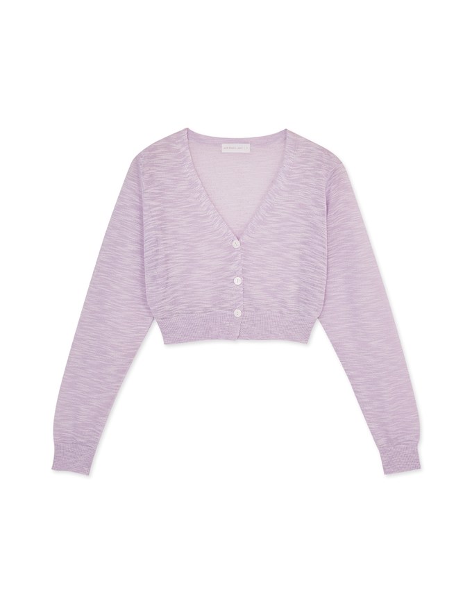 Sheer Mixed Yarn Knitted Top