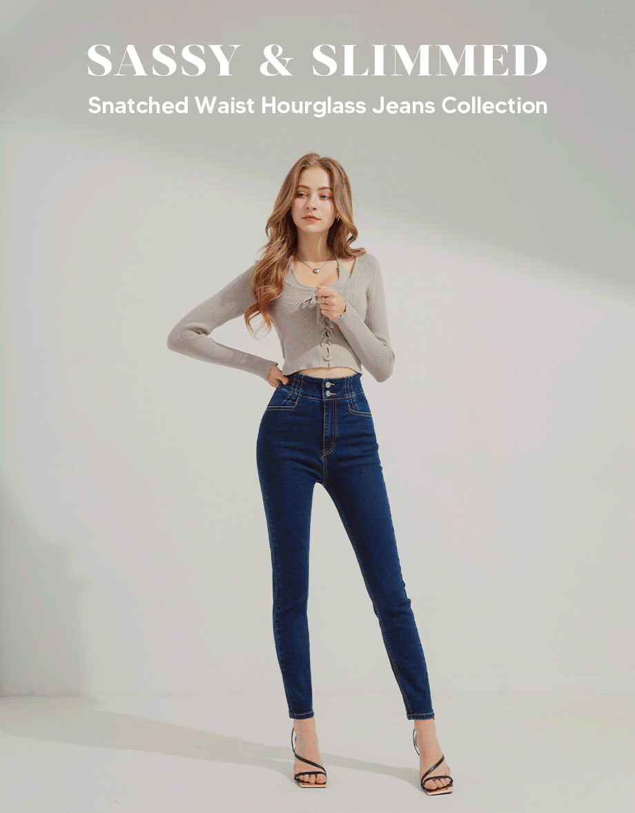 Mermaid Waistline Denim Jeans