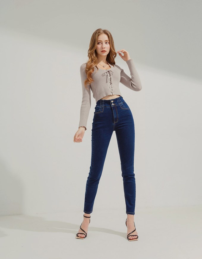 Mermaid Waistline Denim Jeans
