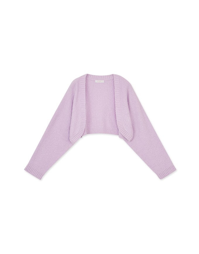 Bouclé Short Cardigan