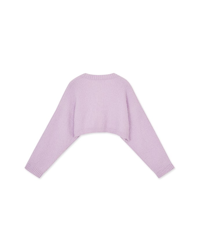 Bouclé Short Cardigan