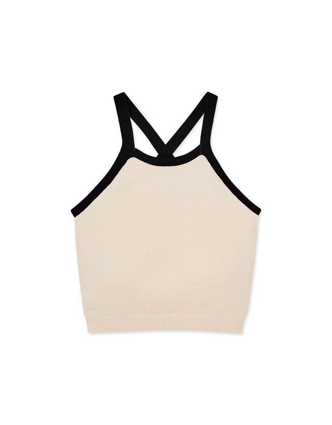 Fantastially Busty Knit Bra Top