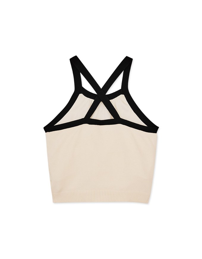 Fantastially Busty Knit Bra Top