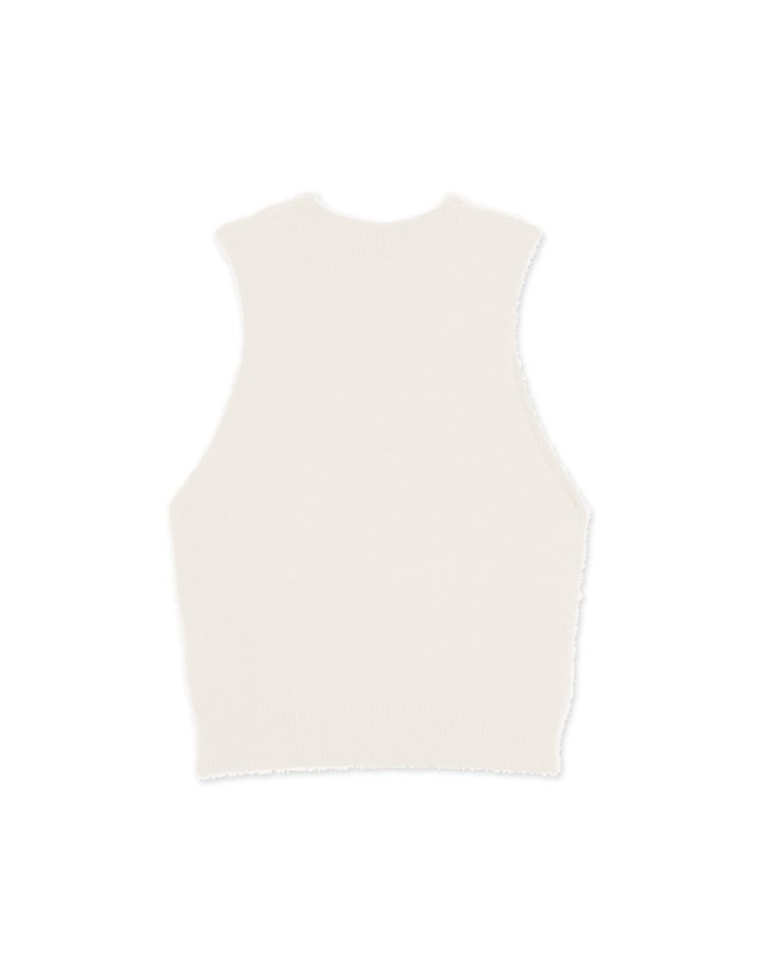Plush Knitted Crop Tank Top