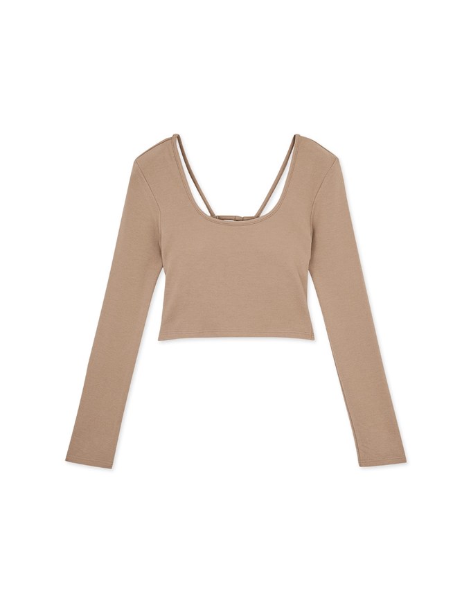 DOUBLE PUSH U Neck Beauty Back Heating BRA TOP