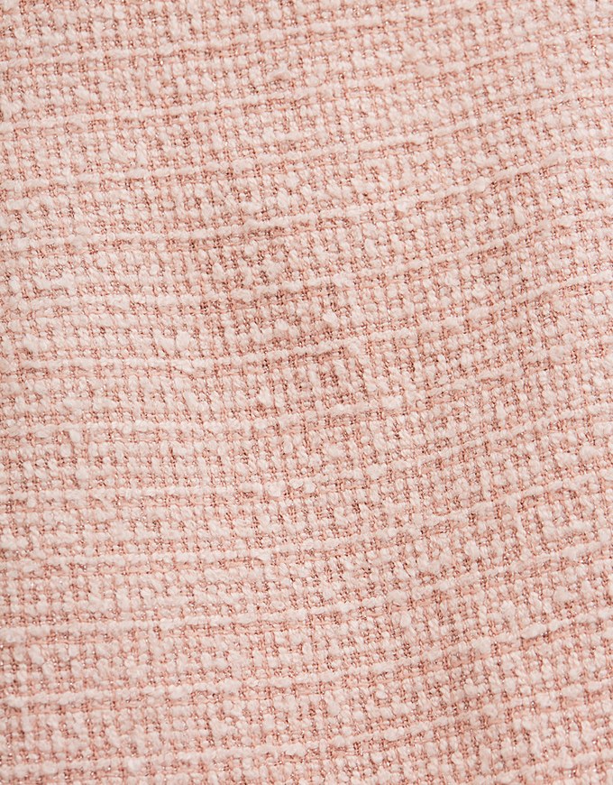 Glitter Tweed Mini Skirt (With Belt)