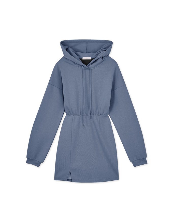 Casual Cotton Hooded Short Dress