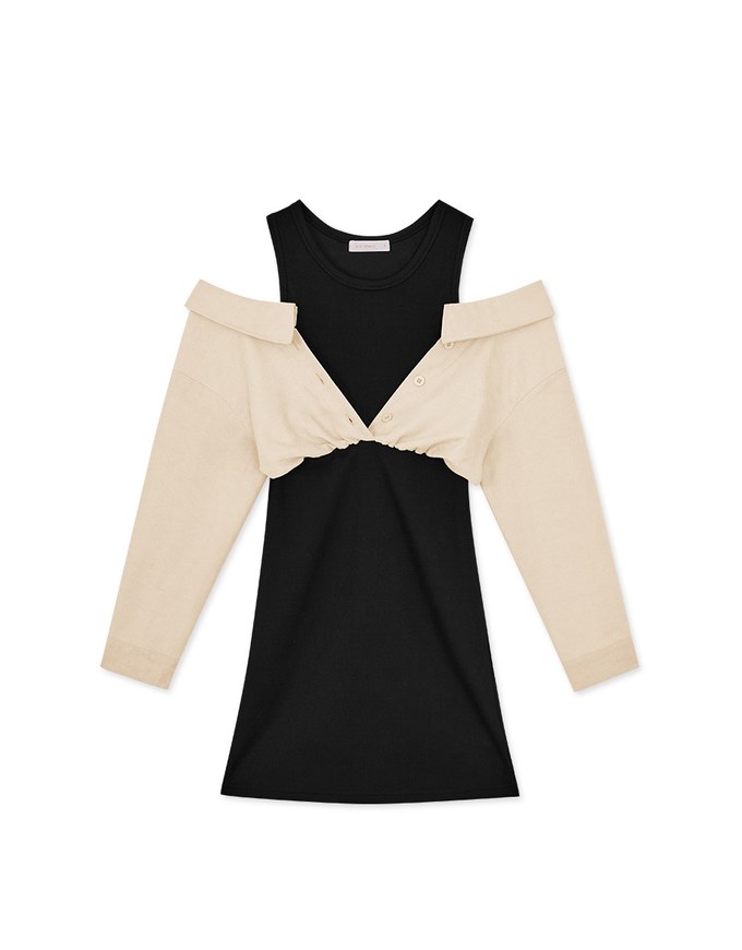 Casual Patchwork Dress