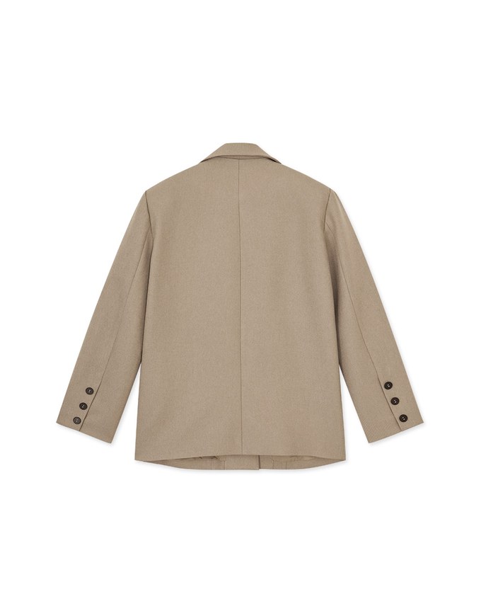 【Elecher's Design】Casual Loose Long Suit Jacket (With Shoulder Pads)