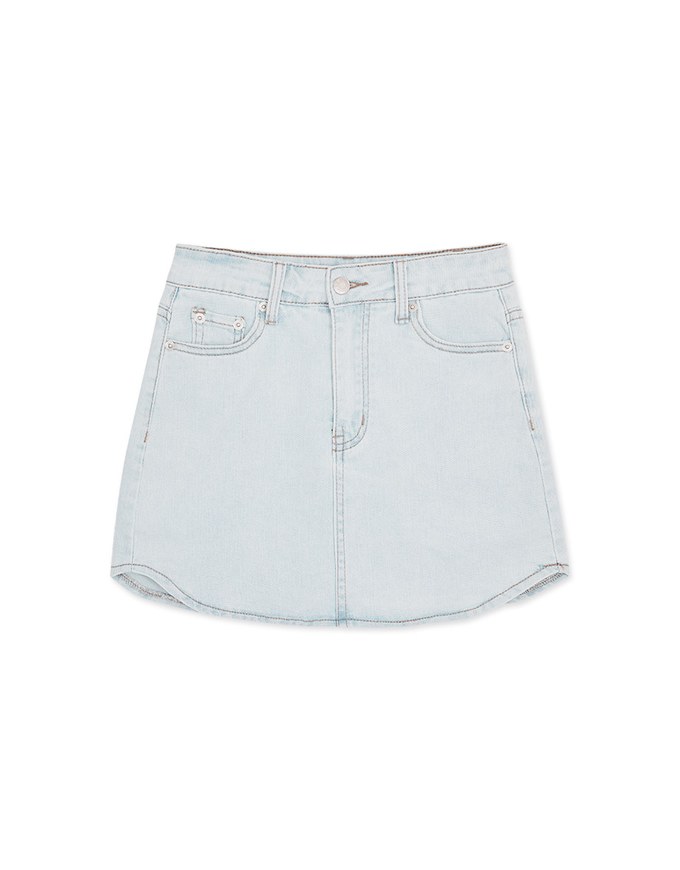 Supermodel Long Leg Denim Skirt