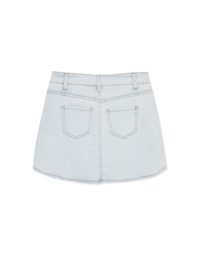 Supermodel Long Leg Denim Skirt