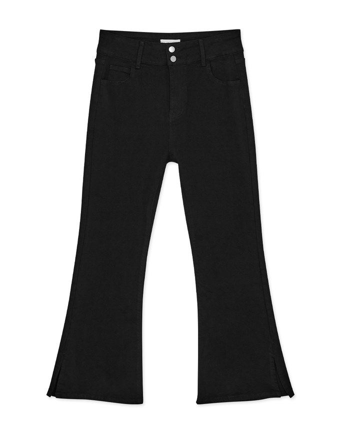 Comfortable Elastic Slim Fit Slit Pants