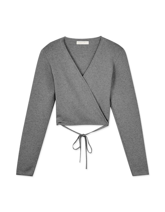 Cross Straps Knit Top
