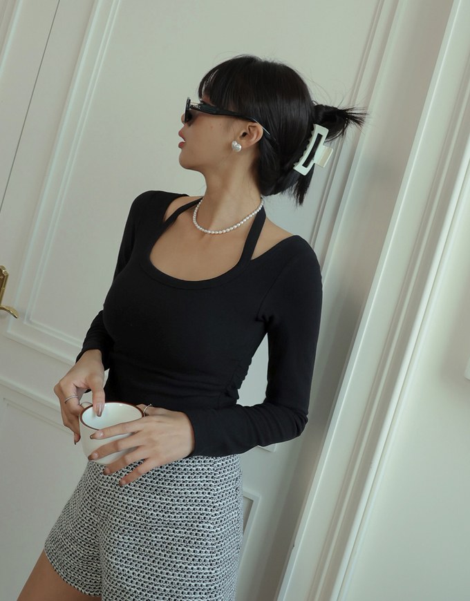 Halter Neck Heattech Bra Top