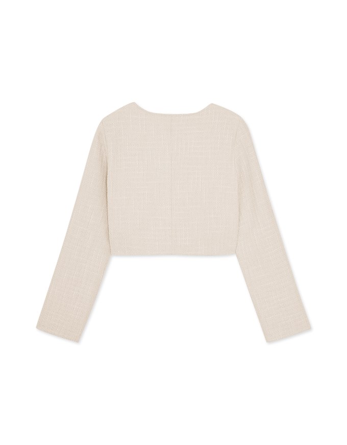 Classic Tweed Woolen Top