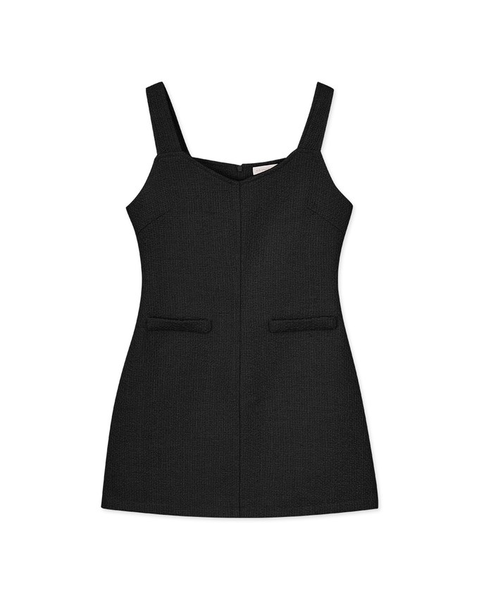 Woolen Vest Mini Dress