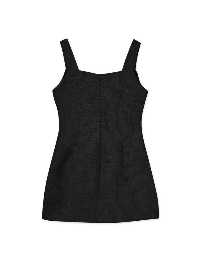 Woolen Vest Mini Dress