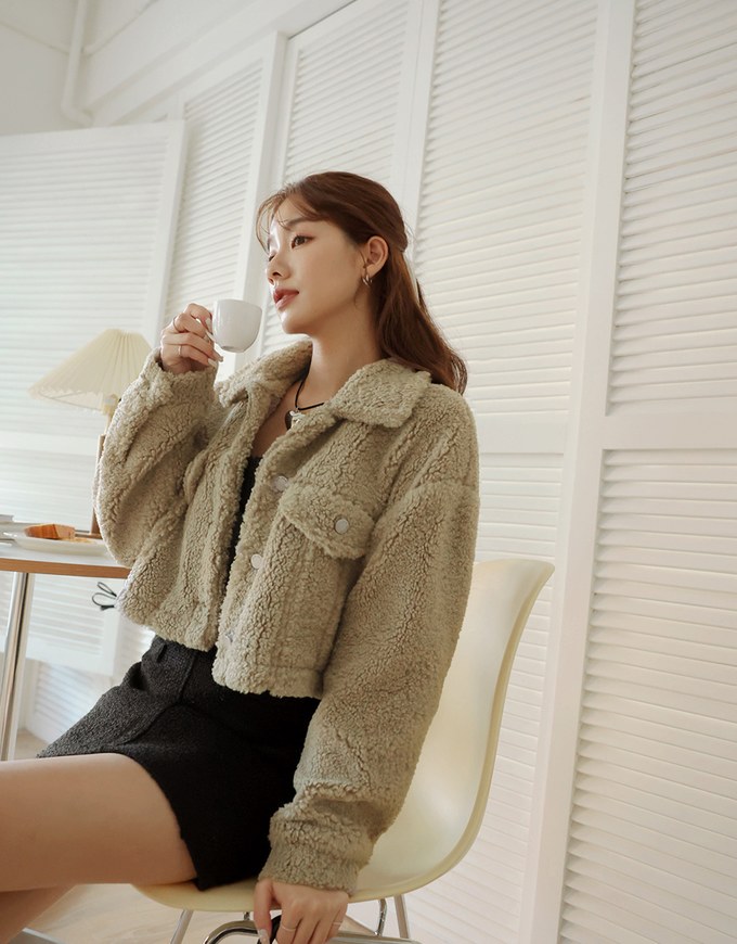 Woolen Vest Mini Dress