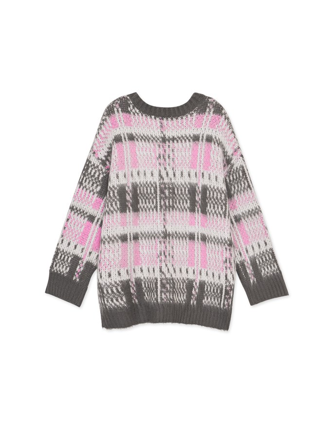 Contrast Color Knitted Top