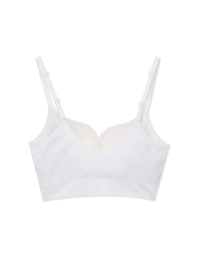 DOUBLE PUSH Deep V Low Ridged Wireless Bra