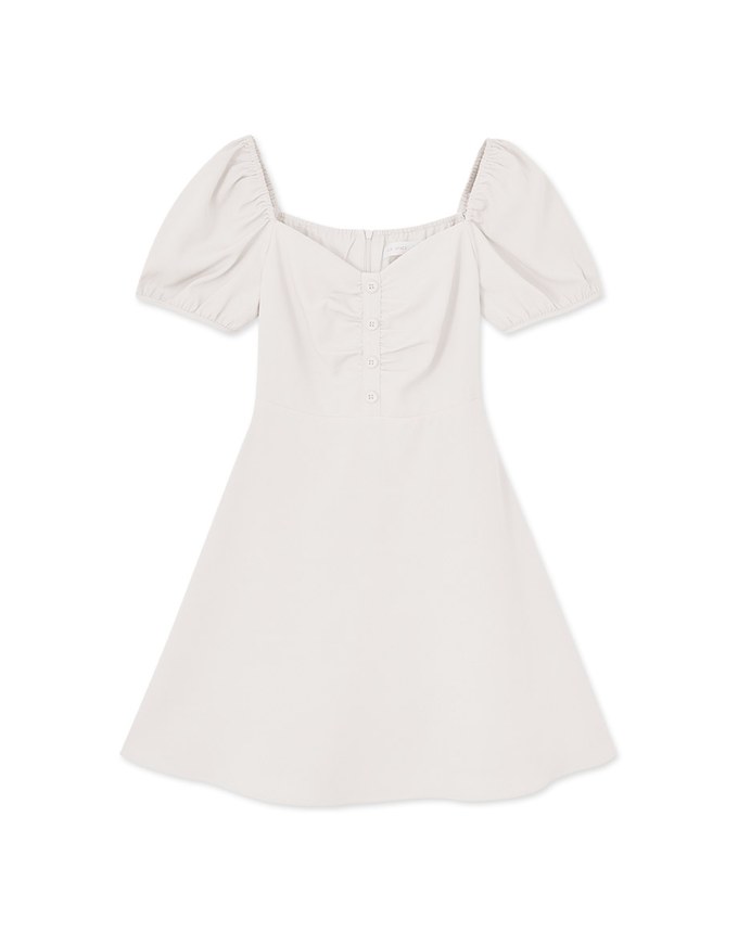 Sweet Scrunch Puff Short Dress