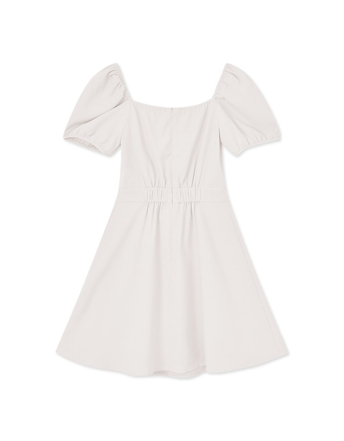 Sweet Scrunch Puff Short Dress