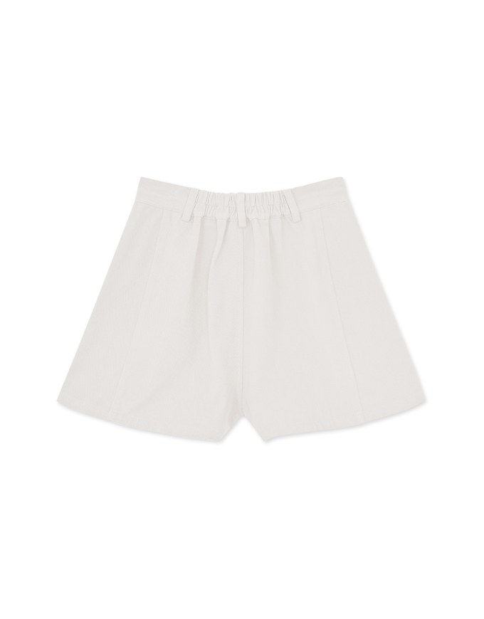 Heavyweight Denim Pleated Shorts