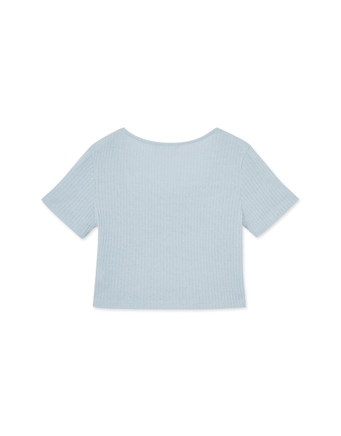 Square-Neck Straight Line Top