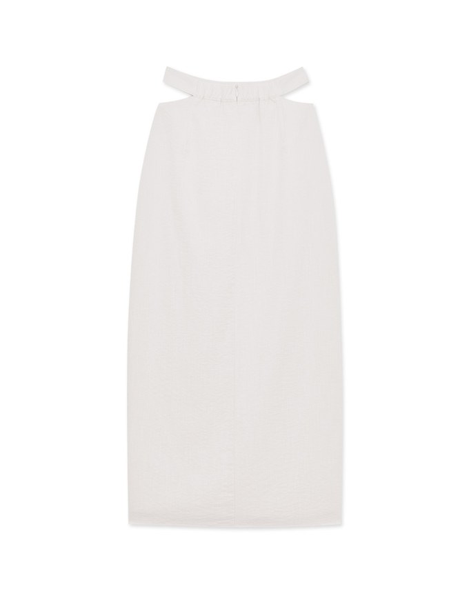 Sexy Side Hollow Slit Long Skirt
