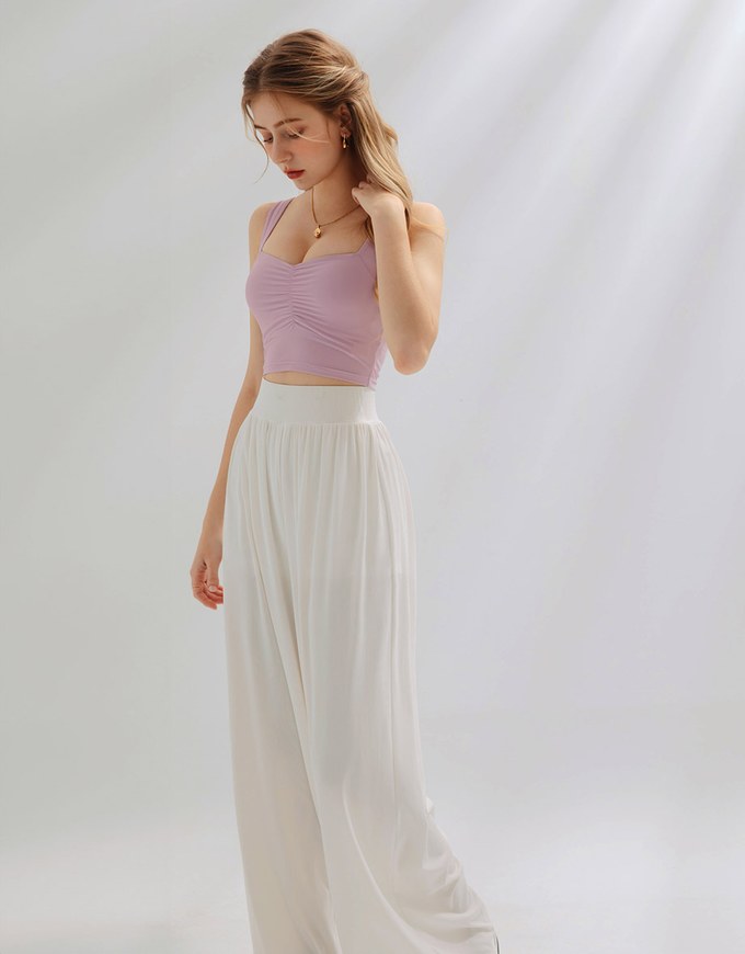 Airy Cool High Waisted Wide Pants Culottes