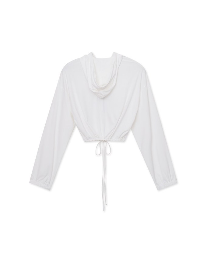 Airy Cool Drawstring Crop Jacket