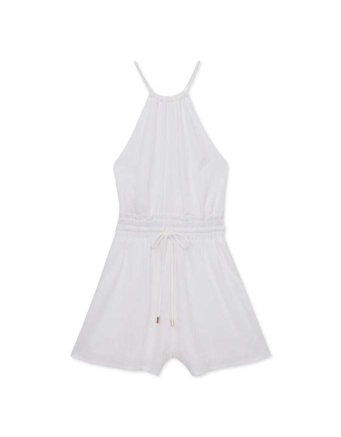 Ruched Halter Jumpsuit