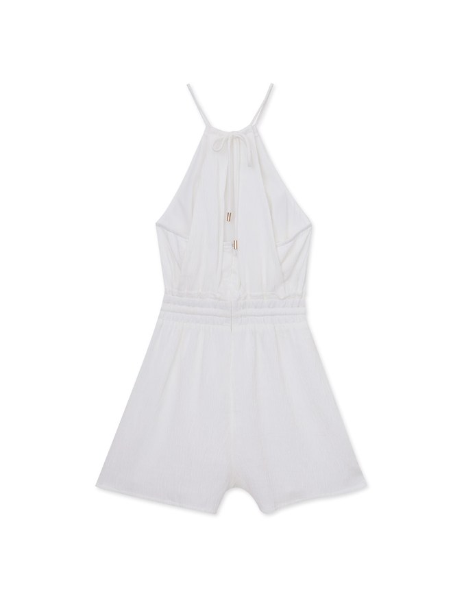 Ruched Halter Jumpsuit