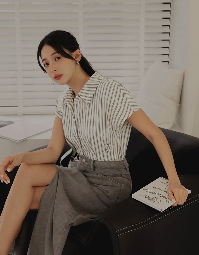 Intellectual Knit Blouse