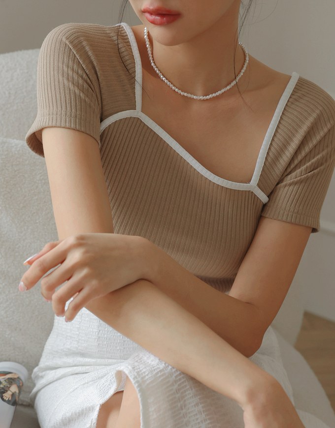 Asymmetric Knit Top