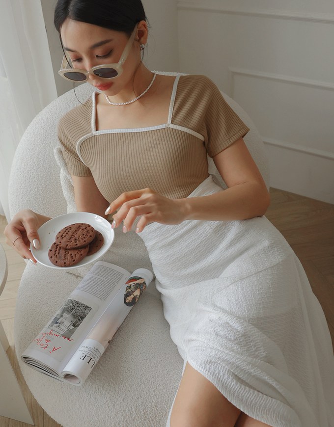 Asymmetric Knit Top