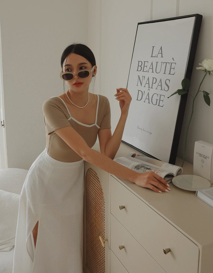 Asymmetric Knit Top