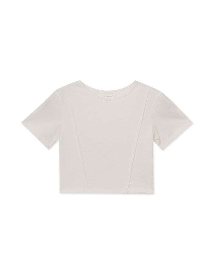 Structured Stitch Crop Top