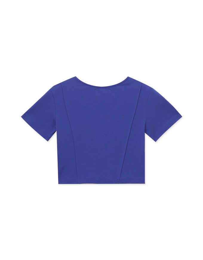Structured Stitch Crop Top