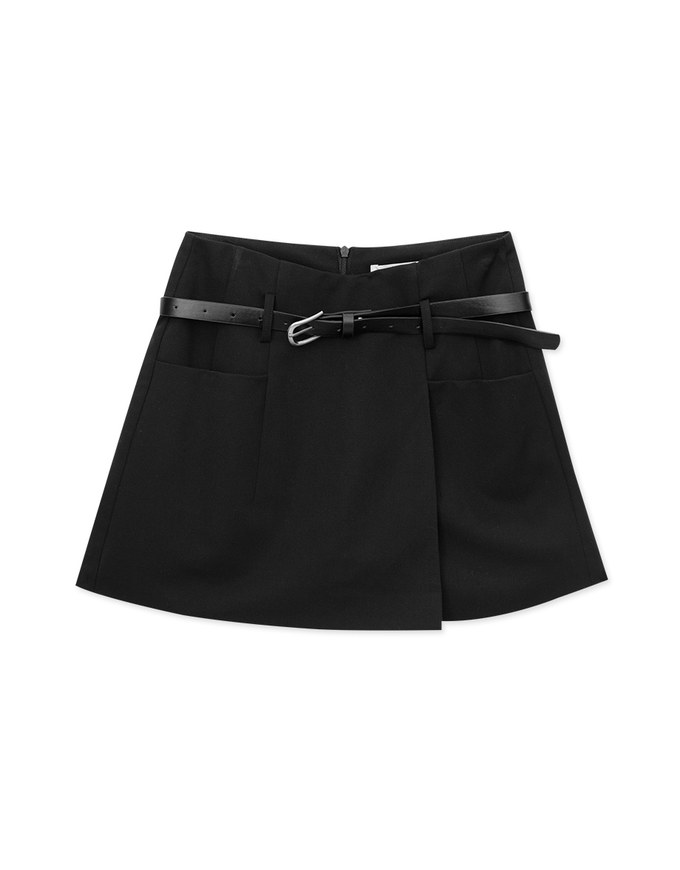 Perfect Curve Wide Leg Skorts (With Belt)