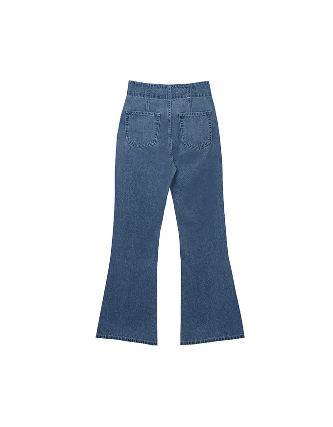 Perfect Waistline DNA Lightweight Jeans Denim Flare Pants