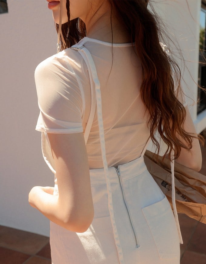 Casual Chic Wide Leg Jeans Denim Jumpsuit with Front Pocket