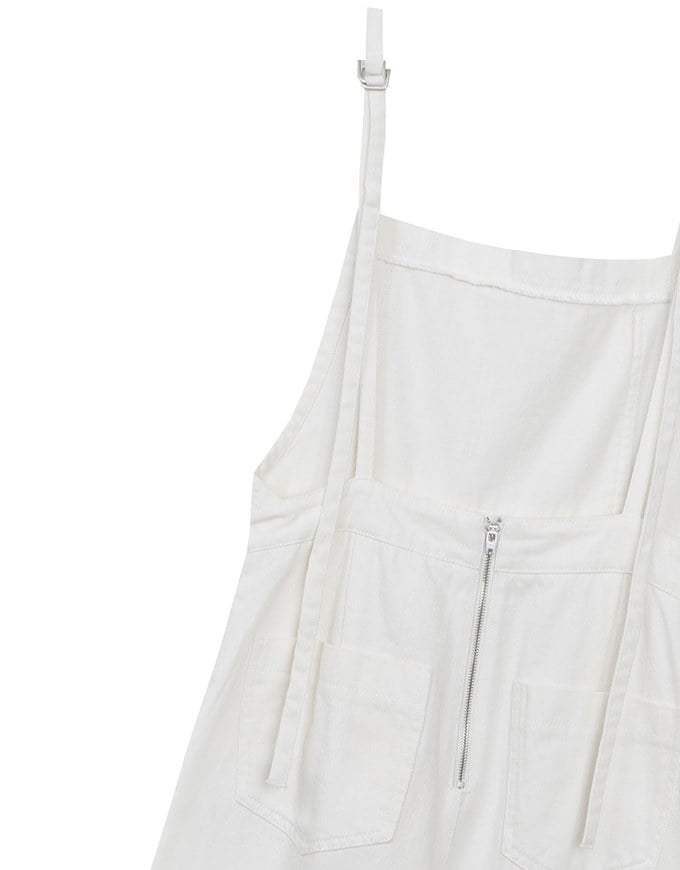 Casual Chic Wide Leg Jeans Denim Jumpsuit with Front Pocket
