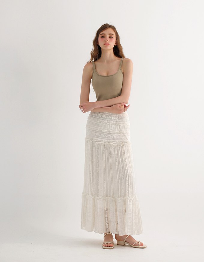 【AiR 2.0】Open Back Ribbed Bra Top with Wide Ruched Straps