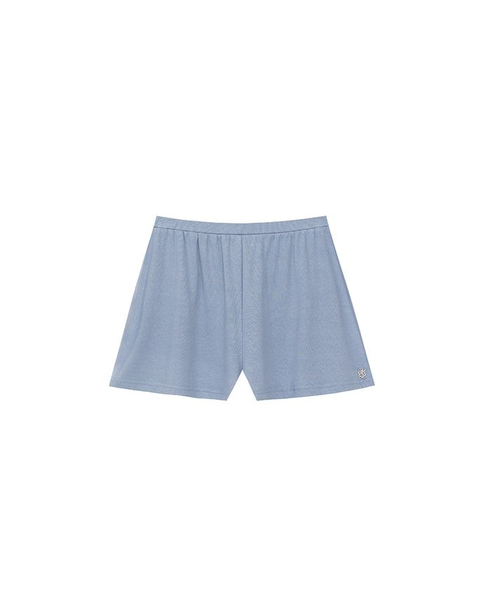 Logo Embroidered Basic Casual Shorts