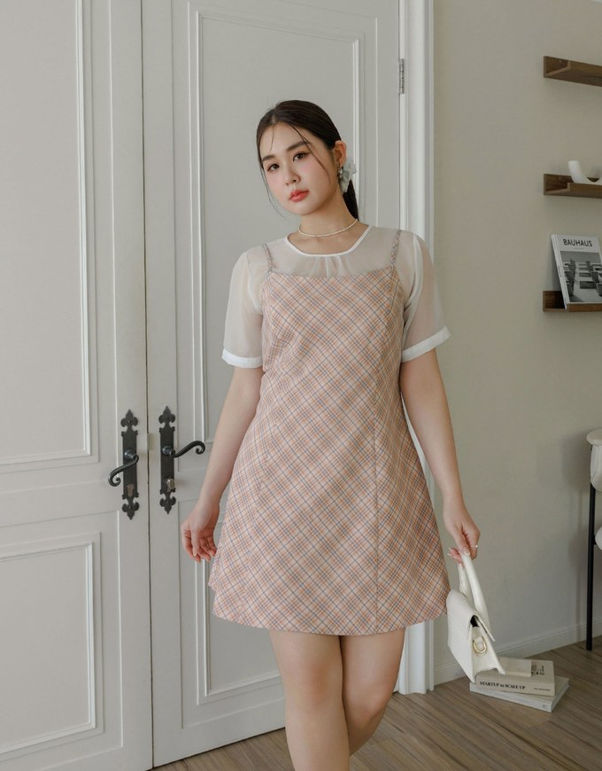 Puff Sleeve Transparent Mesh Top with Elegant Ribbon Back Design