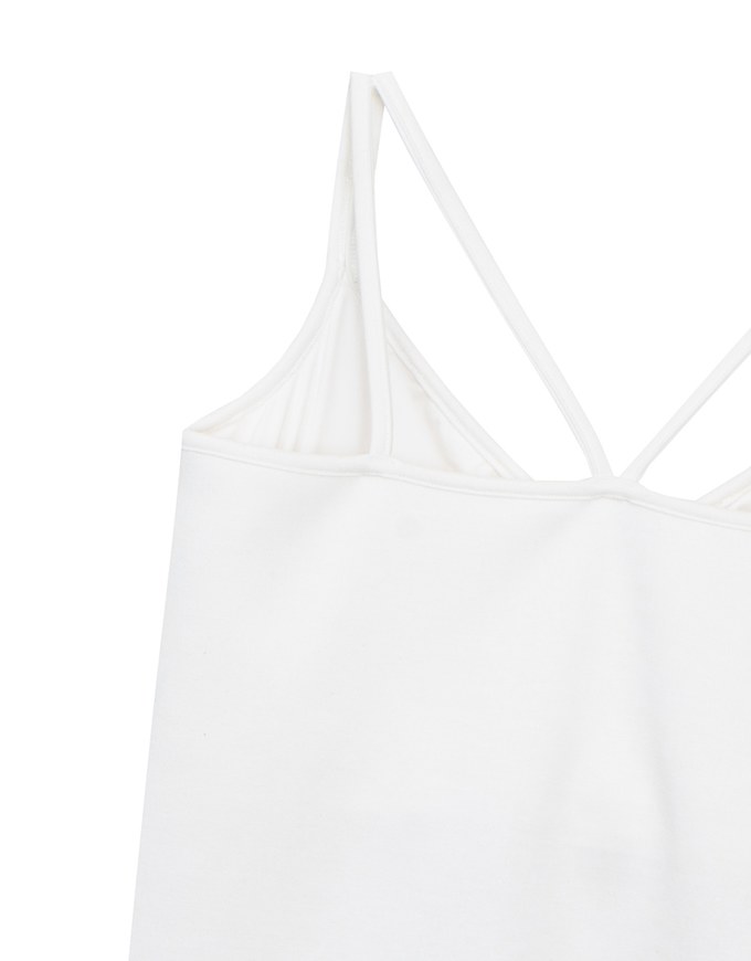 【AiR 2.0】Double Spaghetti Strap V Neck Open Back Bra Top