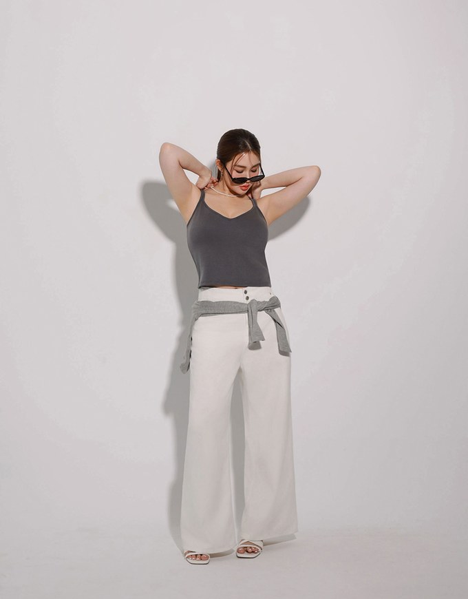 【AiR 2.0】Double Spaghetti Strap V Neck Open Back Bra Top