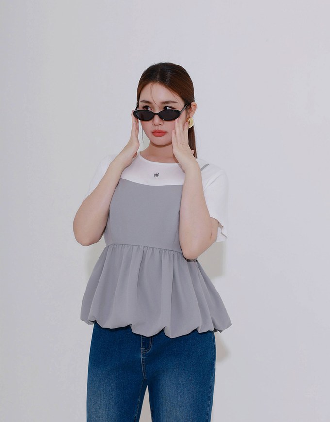 Logo Embroidered Short Sleeve Basic Fitted Tee